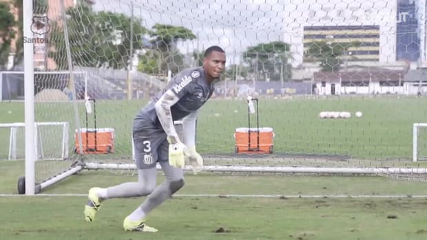 Santos' last training session before 2021 Libertadores debut